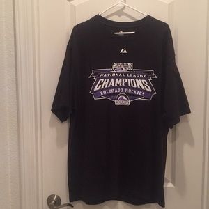 Rockies 2007 national league champs sz XL shirt